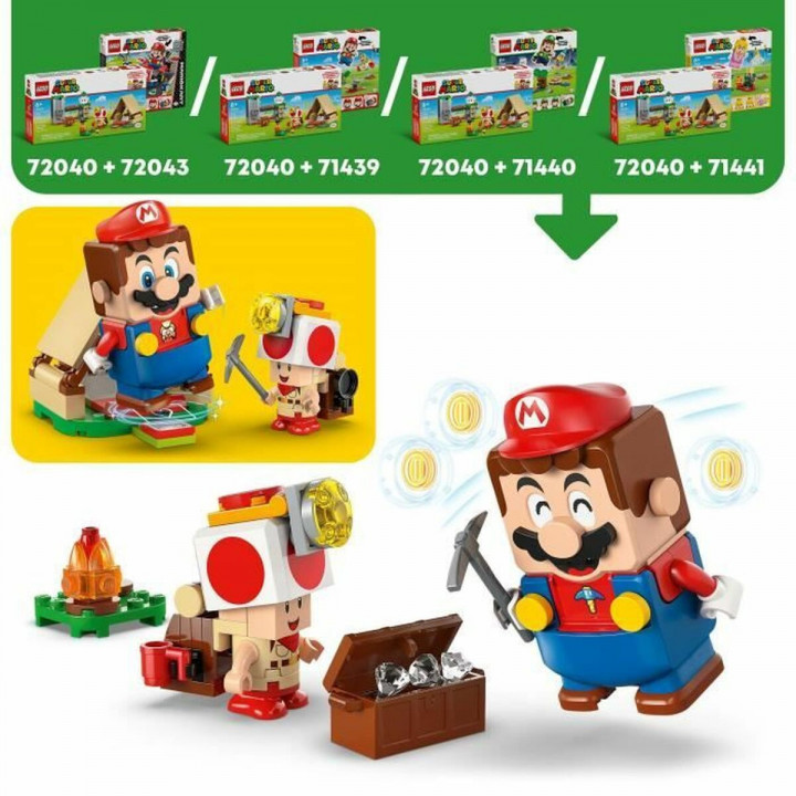 Bouwspel Lego 72040 Super Mario Captain Toad's Camp 159 Onderdelen