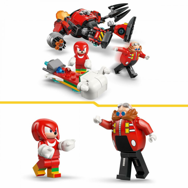 Juego de Construcción Lego 77005 Sonic Knuckles VS Dr. Eggman Egg Crusher Mech 350 Piezas