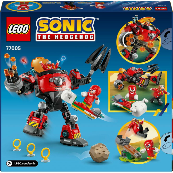 Juego de Construcción Lego 77005 Sonic Knuckles VS Dr. Eggman Egg Crusher Mech 350 Piezas
