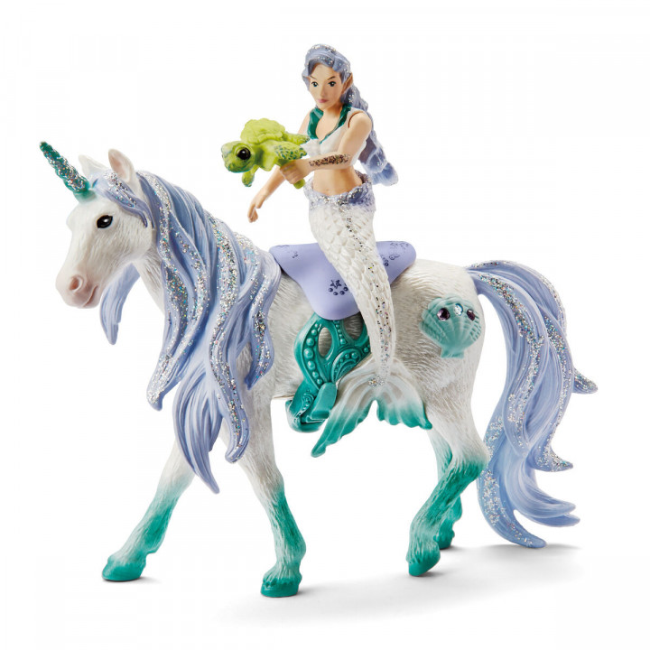 Playset Schleich 70594 Bayala Unicornio Sirena 4 Piezas