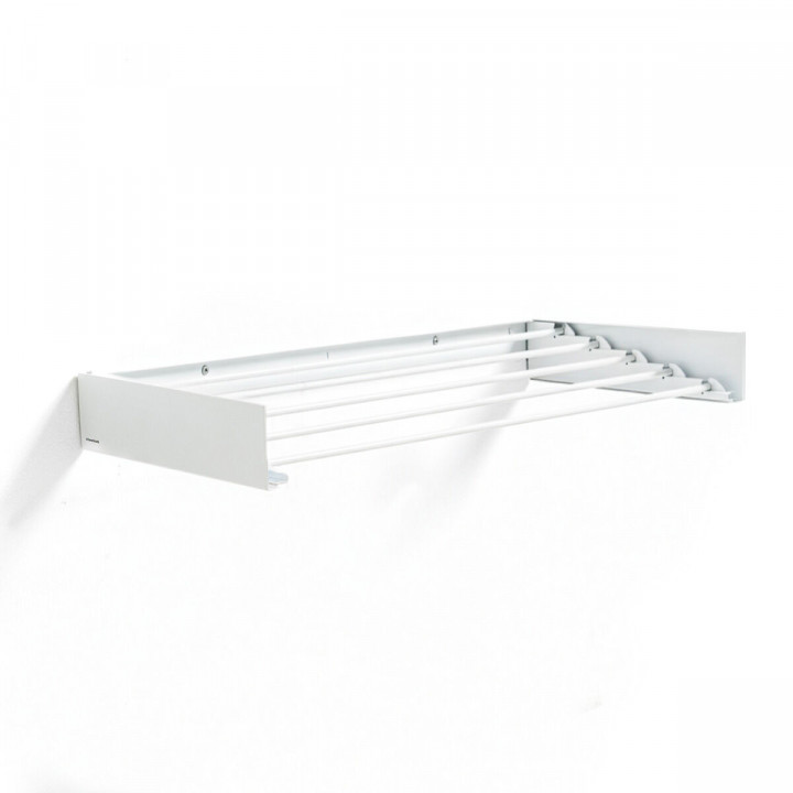 Tendedero de Pared Plegable Extensible Retráctil Dryva 80 InnovaGoods