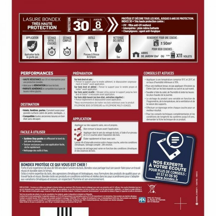 Grondverf Bondex Bruin Gesatineerd 5 L