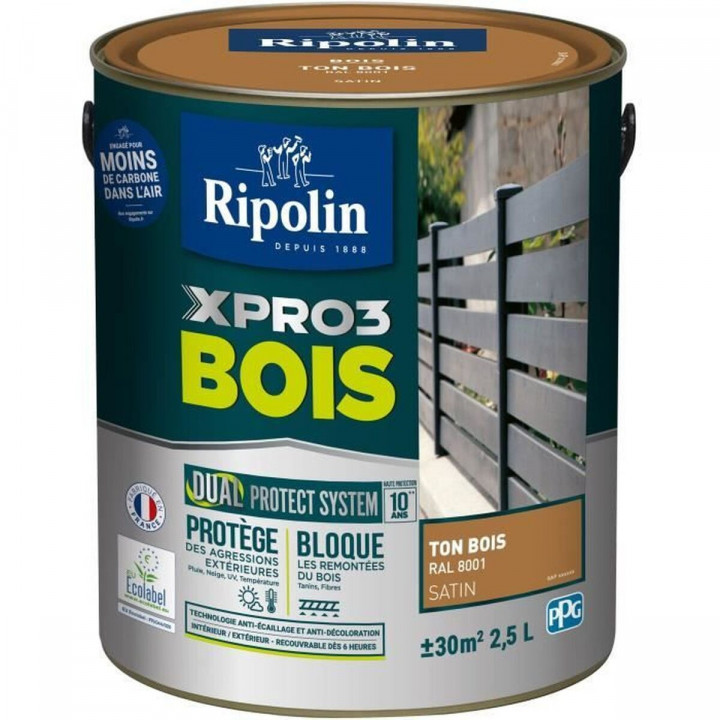 Peinture d'Apprêt Ripolin Marron Satiné