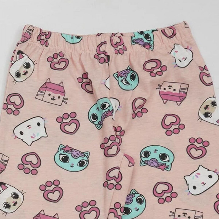 Pijama Infantil Gabby's Dollhouse Rosa