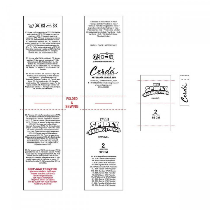 Schlafanzug Für Kinder Spidey Blau