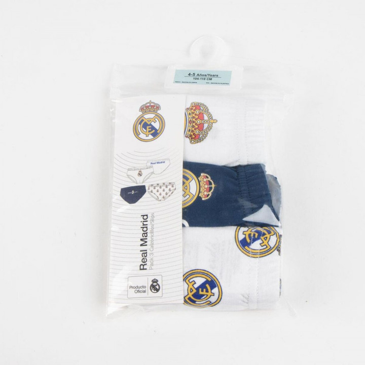 Pacco di Slip da Uomo Real Madrid C.F. Multicolore