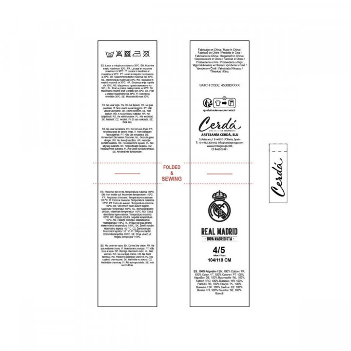 Packung Unterhosen Real Madrid C.F. Bunt