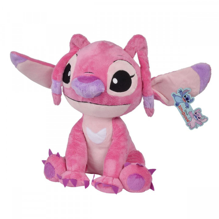 Knuffel Stitch Angel Roze Plastic 50 cm