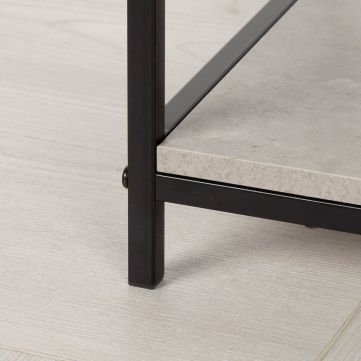 Scaffale Max Home Ferro Legno MDF 5 Mensole 75 x 100 x 30 cm