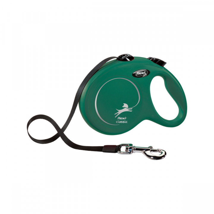 Guinzaglio per Cani Flexi Verde L