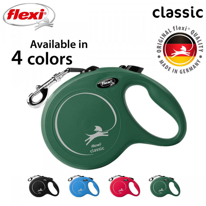 Guinzaglio per Cani Flexi Verde L