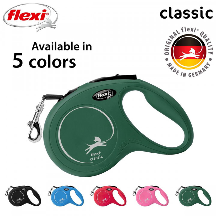 Correa para Perro Flexi Verde M