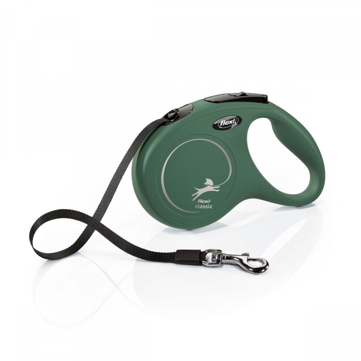 Guinzaglio per Cani Flexi Verde M
