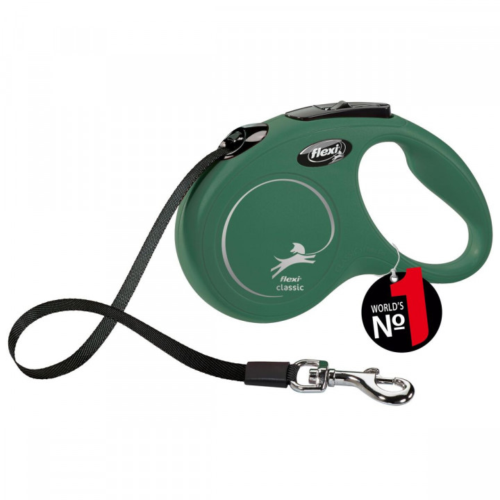 Guinzaglio per Cani Flexi Verde S