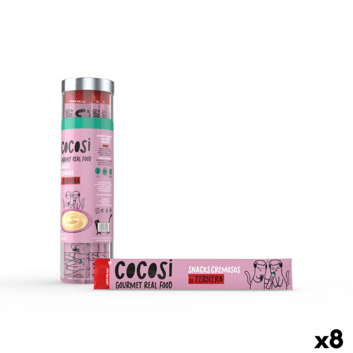 Collation pour Chat Cocosi Gourmet Real Food Viande de bœuf 10 Pièces (8 Unités)