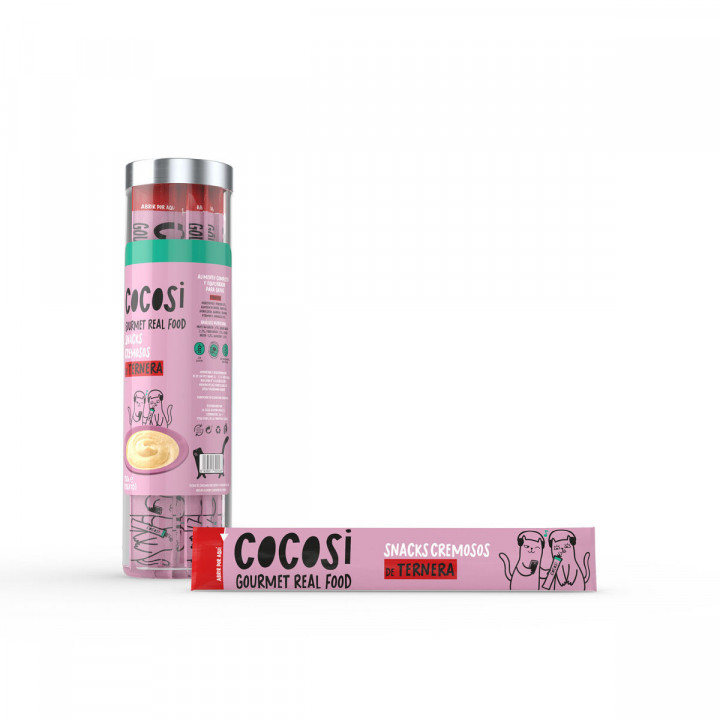 Snack for Cats Cocosi Gourmet Real Food Rundvlees 10 Onderdelen (8 Stuks)
