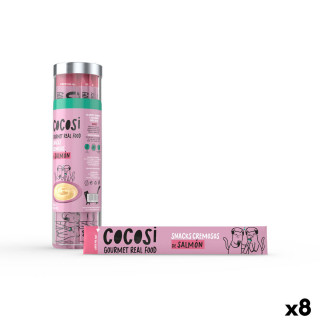 Collation pour Chat Cocosi Gourmet Real Food Saumon 10 Pièces (8 Unités)