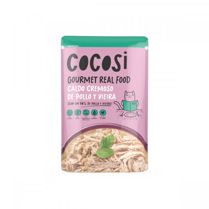 Cibo per gatti Cocosi Gourmet Real Food 40 g 12 Unità