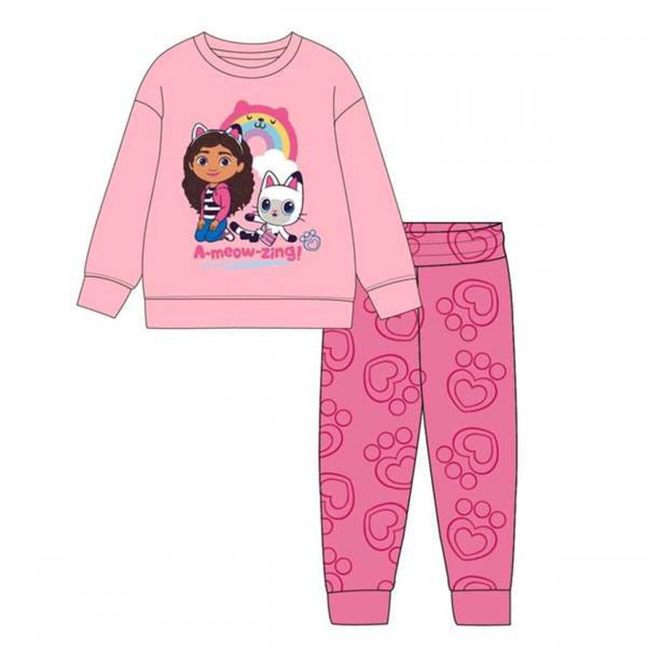 Children’s Tracksuit Gabby's Dollhouse Pink