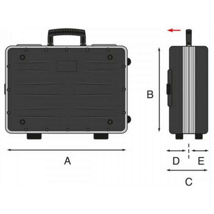 Mallette à Outils GT Line Revo21 polypropylène