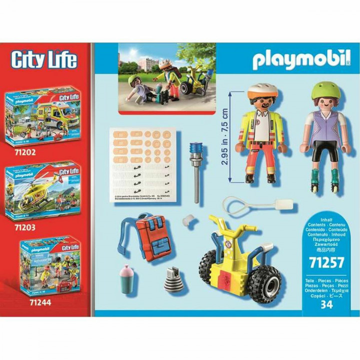 Playset   Playmobil City Action - Supervisor with Segway 71257         34 Onderdelen  