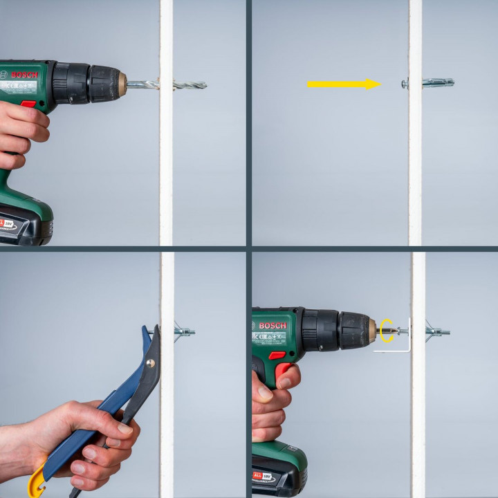 Placement tool for plaster, drywall and hollow walls Rapid XP10 5001535