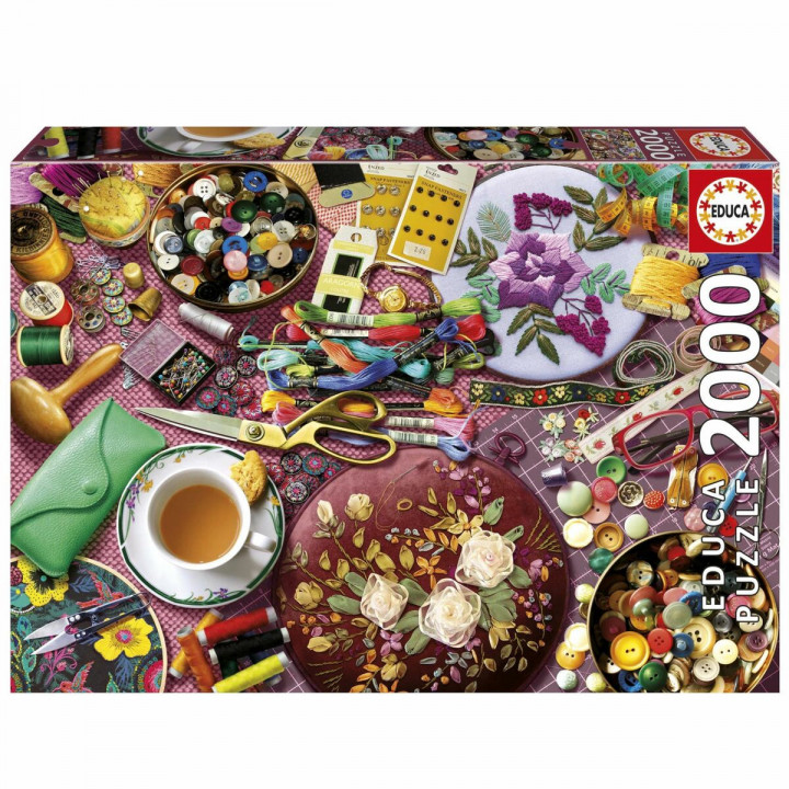 Puzzle Educa The Sewing Table 2000 Stücke