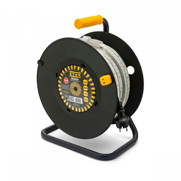 Tiras LED Stak 185 W 15 m Luz LED 4000 K Negro Transparente