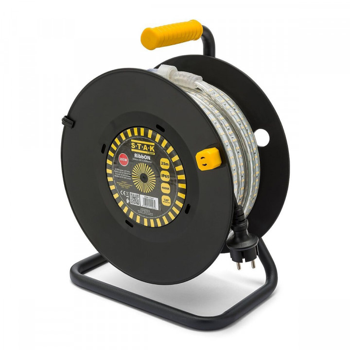 Strisce LED Stak 185 W 15 m Luce LED 4000 K Nero Trasparente