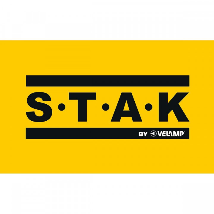 Bandes LED Stak 185 W 15 m Lumière LED 4000 K Noir Transparent