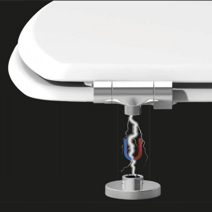 Abattant WC Gelco Blanc 38 X 48 X 7 CM