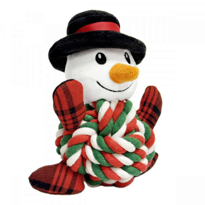 Kuscheltier für Hunde Gloria XMAS FROSTY Weiß