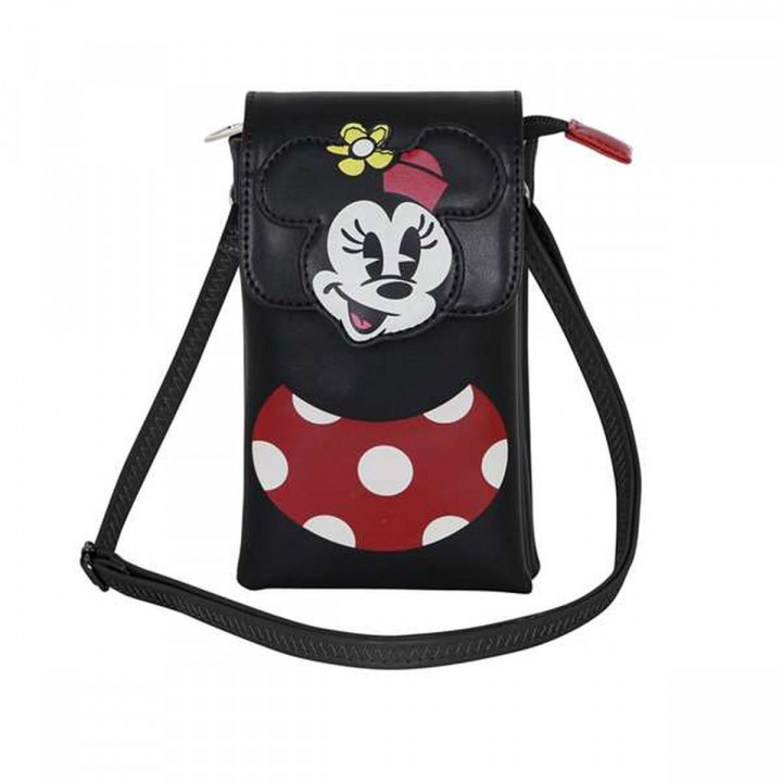 Sac pour téléphone portable Minnie Mouse Noir