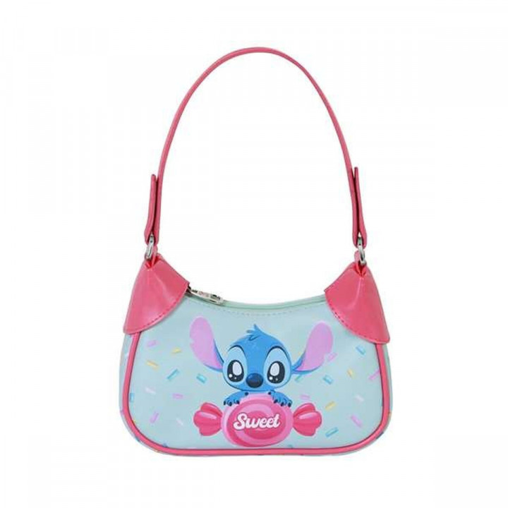 Sac à Bandoulière Stitch Bleu 14,5 X 21,5 X 8 CM