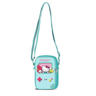 Bolso Bandolera Hello Kitty Turquesa 19 x 13 x 3 cm
