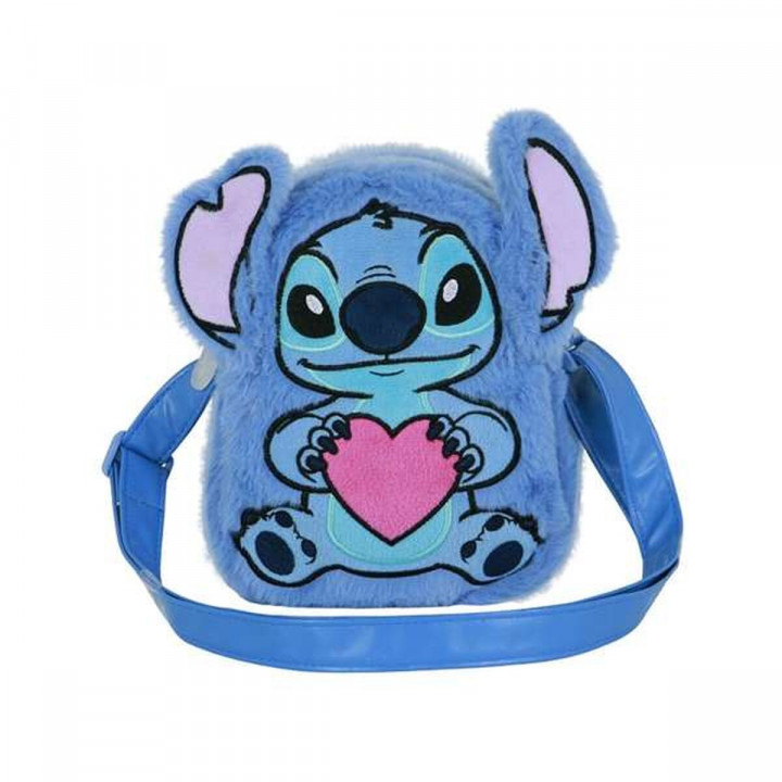 Bolso Bandolera Stitch Azul 21 x 18 x 10 cm
