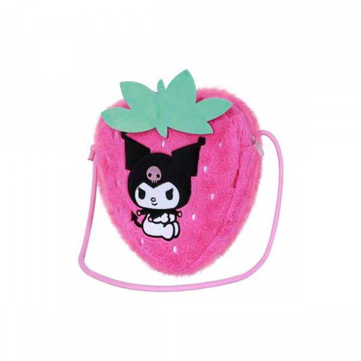 Shoulder Bag Kuromi Pink 22 x 22 x 8 cm