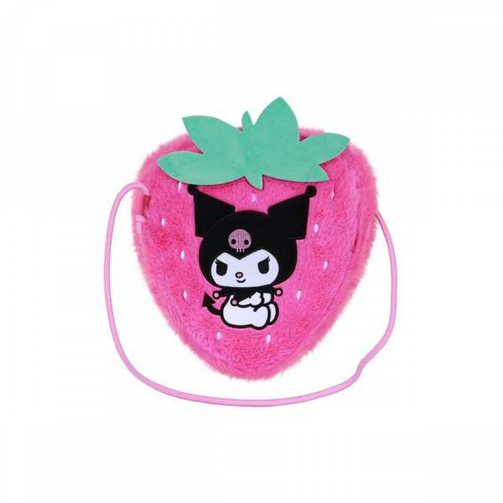 Bolso Bandolera Kuromi Rosa 22 x 22 x 8 cm