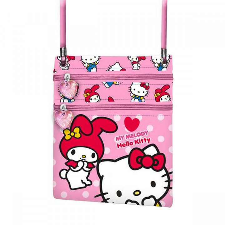 Shoulder Bag Hello Kitty Pink 17 x 15 x 4 cm