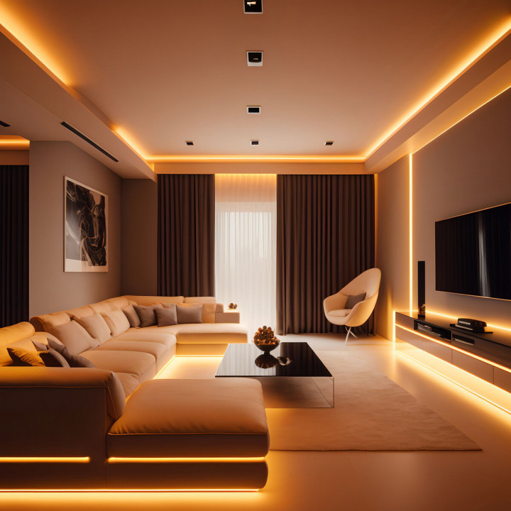 LED-strips muvit iO iO Warm wit Transparant 5 m Neon