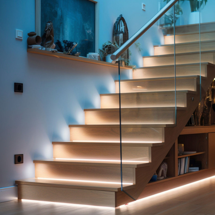 Strisce LED muvit iO iO Bianco Freddo Trasparente 5 m Neon