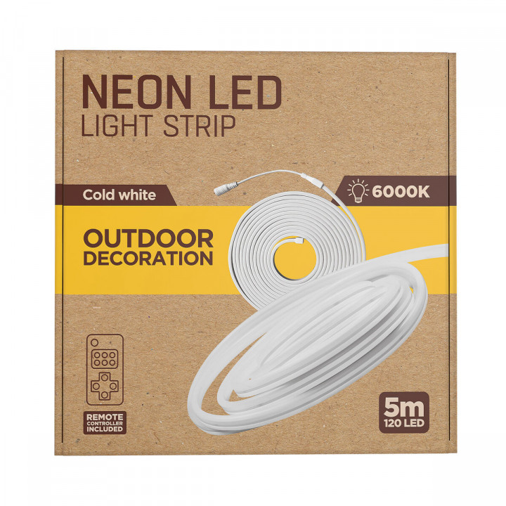 LED strips muvit iO iO Cool White Transparent 5 m Neon