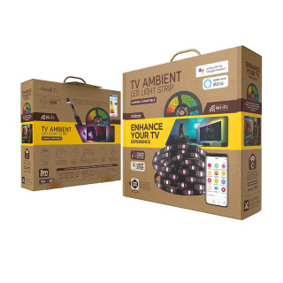 LED-Leisten Muvit iO Schwarz 30 cm 3 m