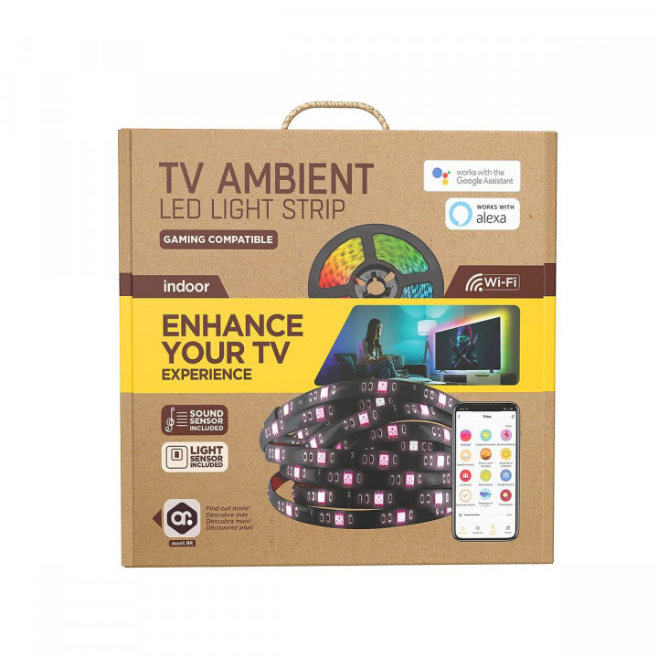 Bandes LED Muvit iO Noir 30 cm 3 m