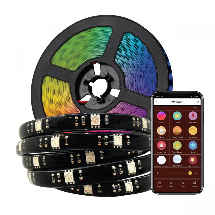 LED-strips Muvit iO Zwart 30 cm 3 m