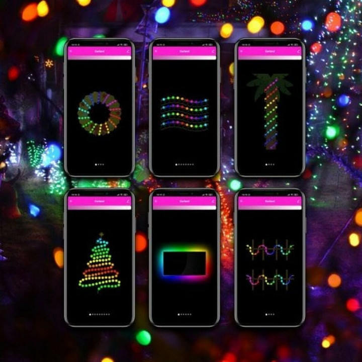 Wreath of LED Lights Muvit iO 5 m