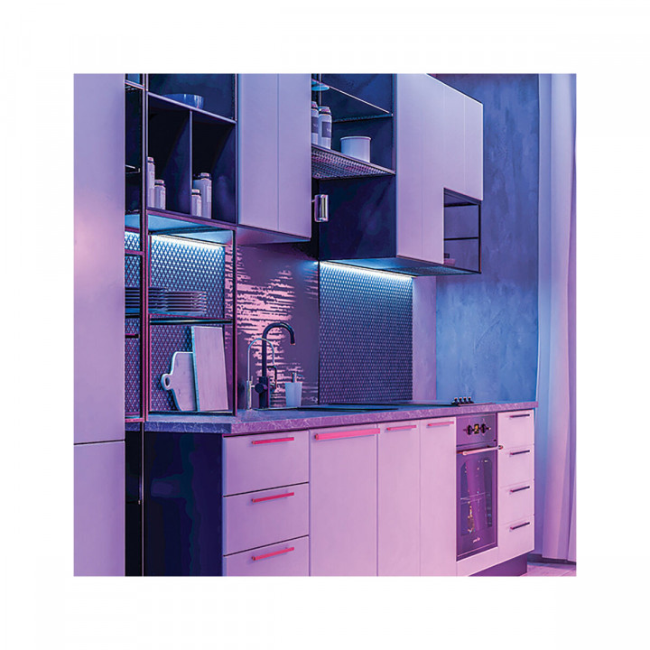 LED-Leisten Muvit iO Schwarz Bunt Gold F 5 m