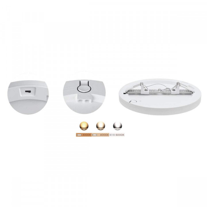 Einbaustrahler Muvit iO Weiß 30 W 3000 lm 330 mm Wi-Fi