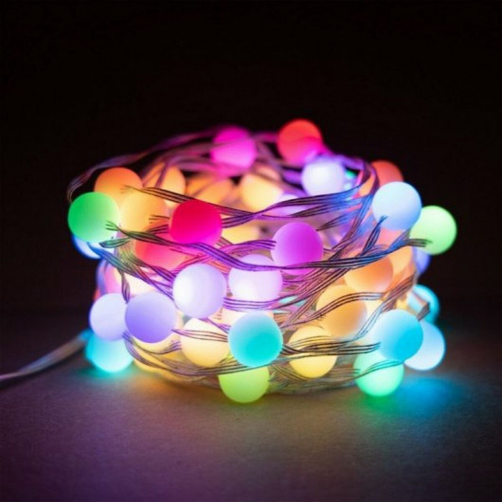 Wreath of LED Lights Muvit iO 10 m