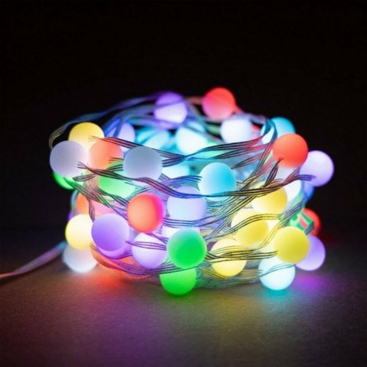 Wreath of LED Lights Muvit iO 10 m